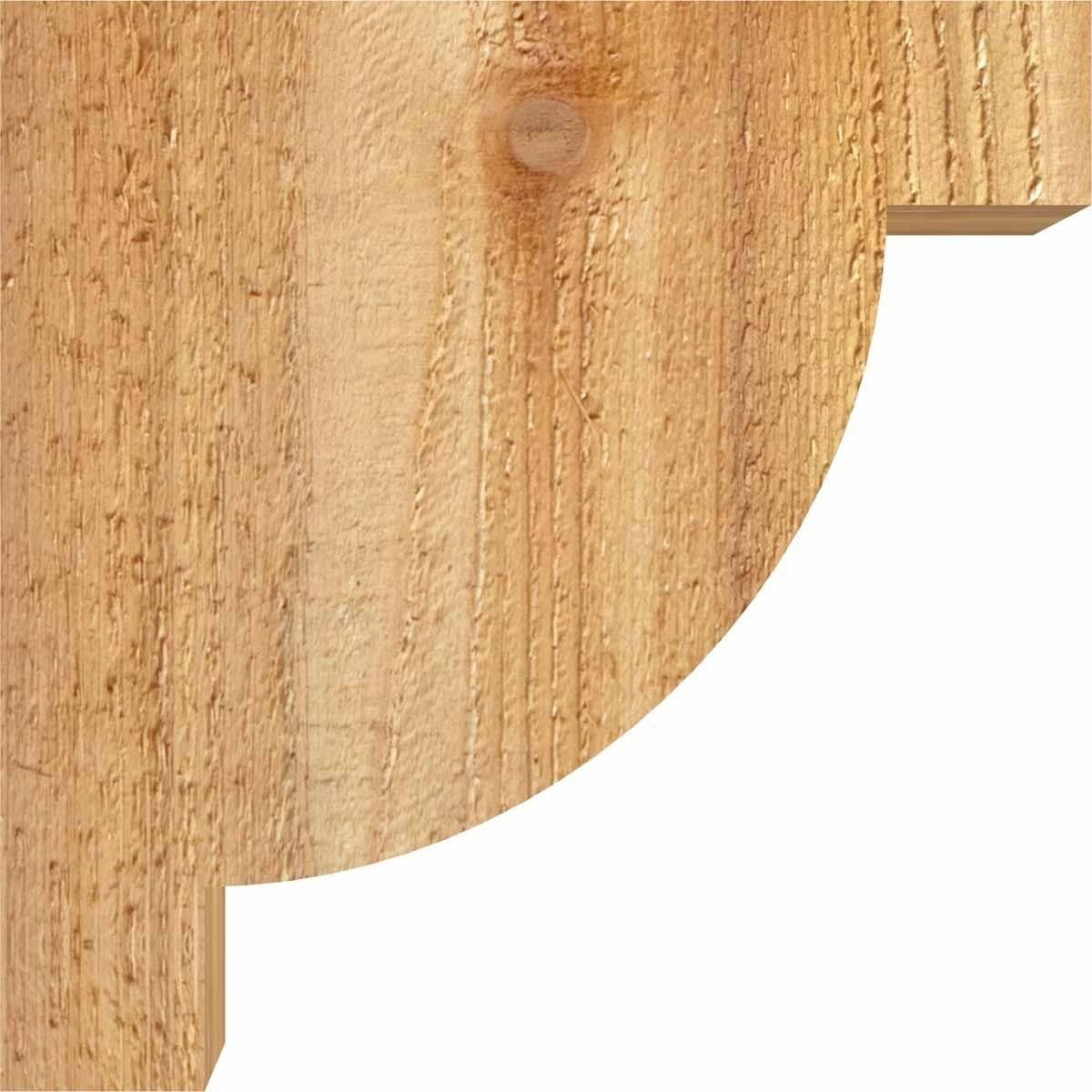 4x22W x 12x22D x 12x22H Alpine Rough Sawn Corbel, Western Red Cedar R505548