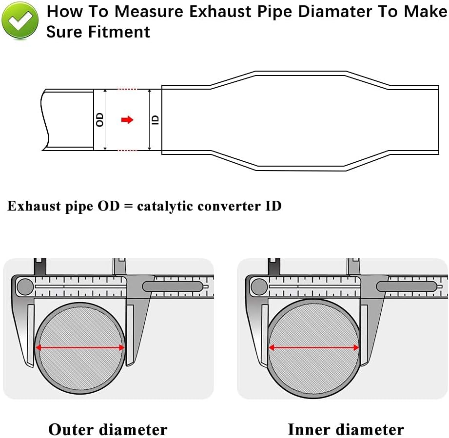 Universal Catalytic Converter with Heat Shield I8164