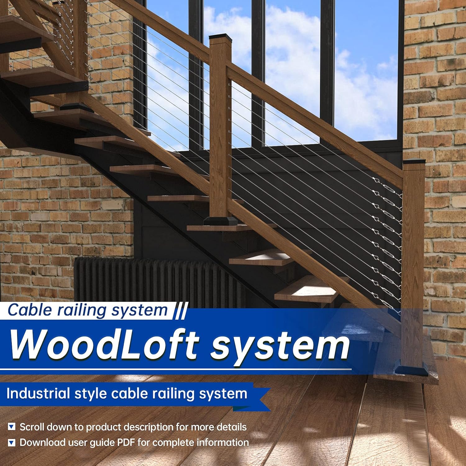 20Set Cable Railing Kit Invisible T316 Stainless Steel Swage Tensioner Terminal V41634