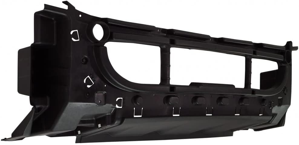 Painted Gray Front Bumper Reinforcement with Vent Hole E4262