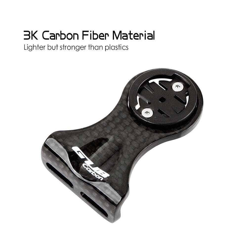 Carbon Fiber Bike Computer Mount Holder with Camera Adapter and Flashlight Holder G27767
