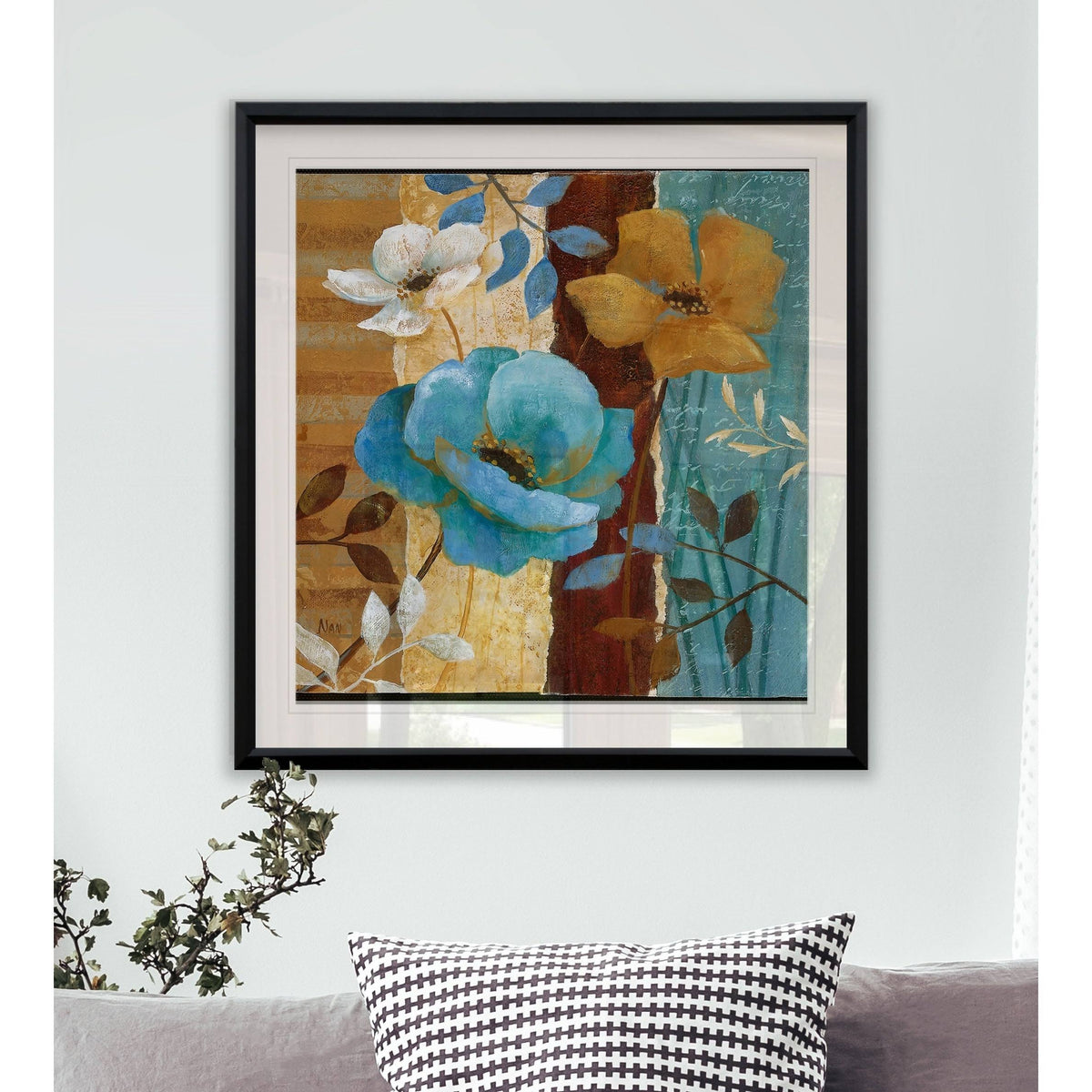 Framed Giclee Print 28x28 A288