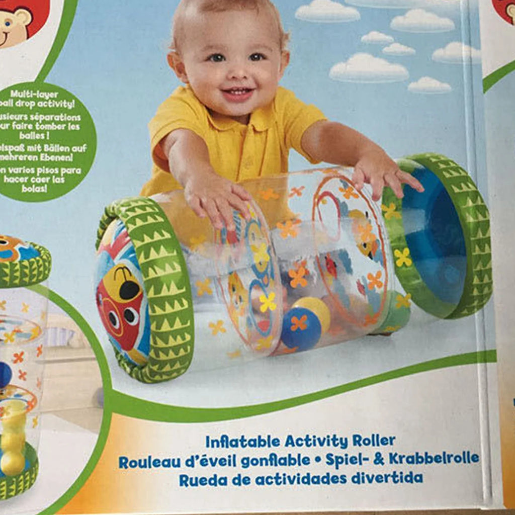 Inflatable Baby Walker Crawling Toy with Bell D770