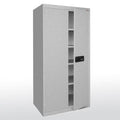 Storage Cabinet with Keyless Electronic Lock Handle, Multi Granite - 36 x 24 x 72 in. Y6260