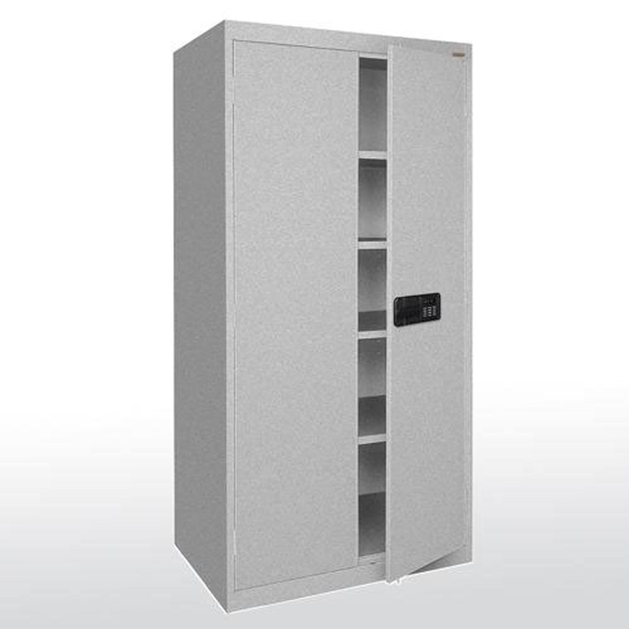 Storage Cabinet with Keyless Electronic Lock Handle, Multi Granite - 36 x 24 x 72 in. Y6260