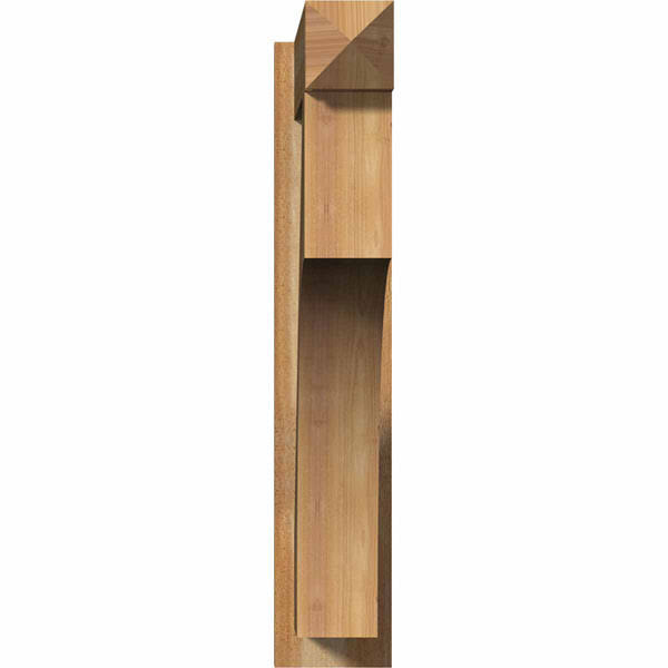 6x22W x 28x22D x 32x22H Western Red Cedar Arts and Crafts Outlooker M7379