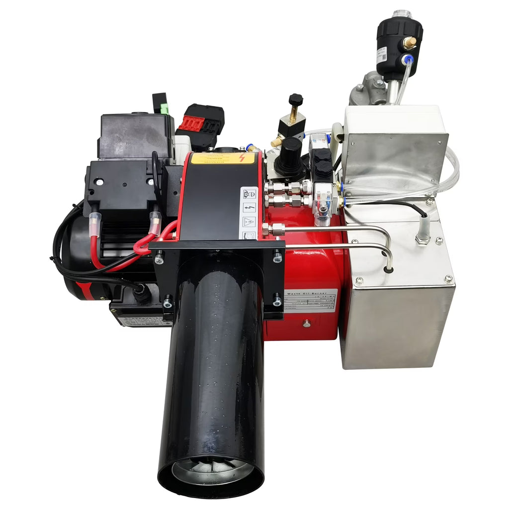 Waste Oil Heater Furnace Air Atomizing Heavy Oil Burner 220V Y455606