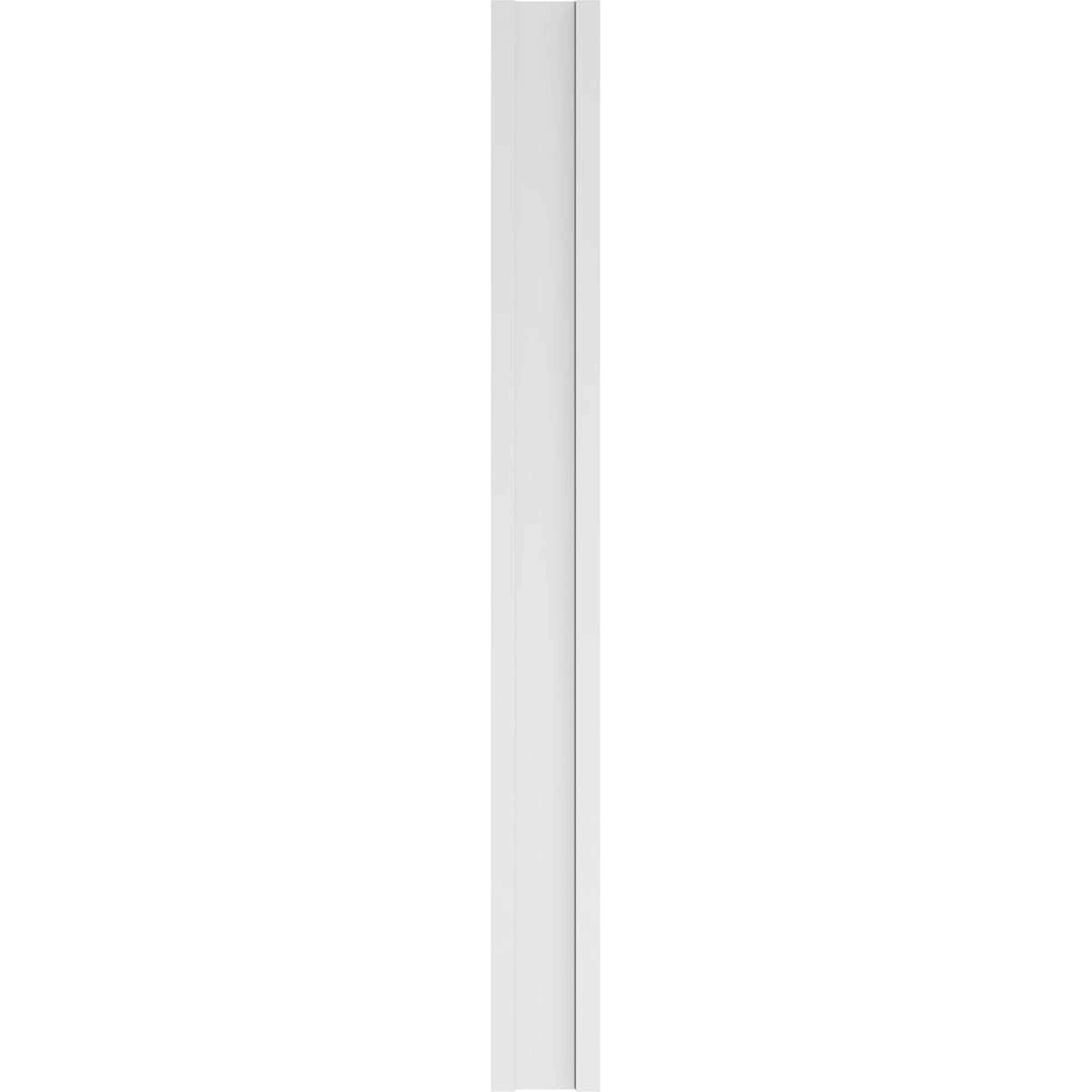 4x22W x 102x22H x 2x22P Two Equal Flat Panel PVC Pilaster with Standard Capital & Base (Pair) Y809239