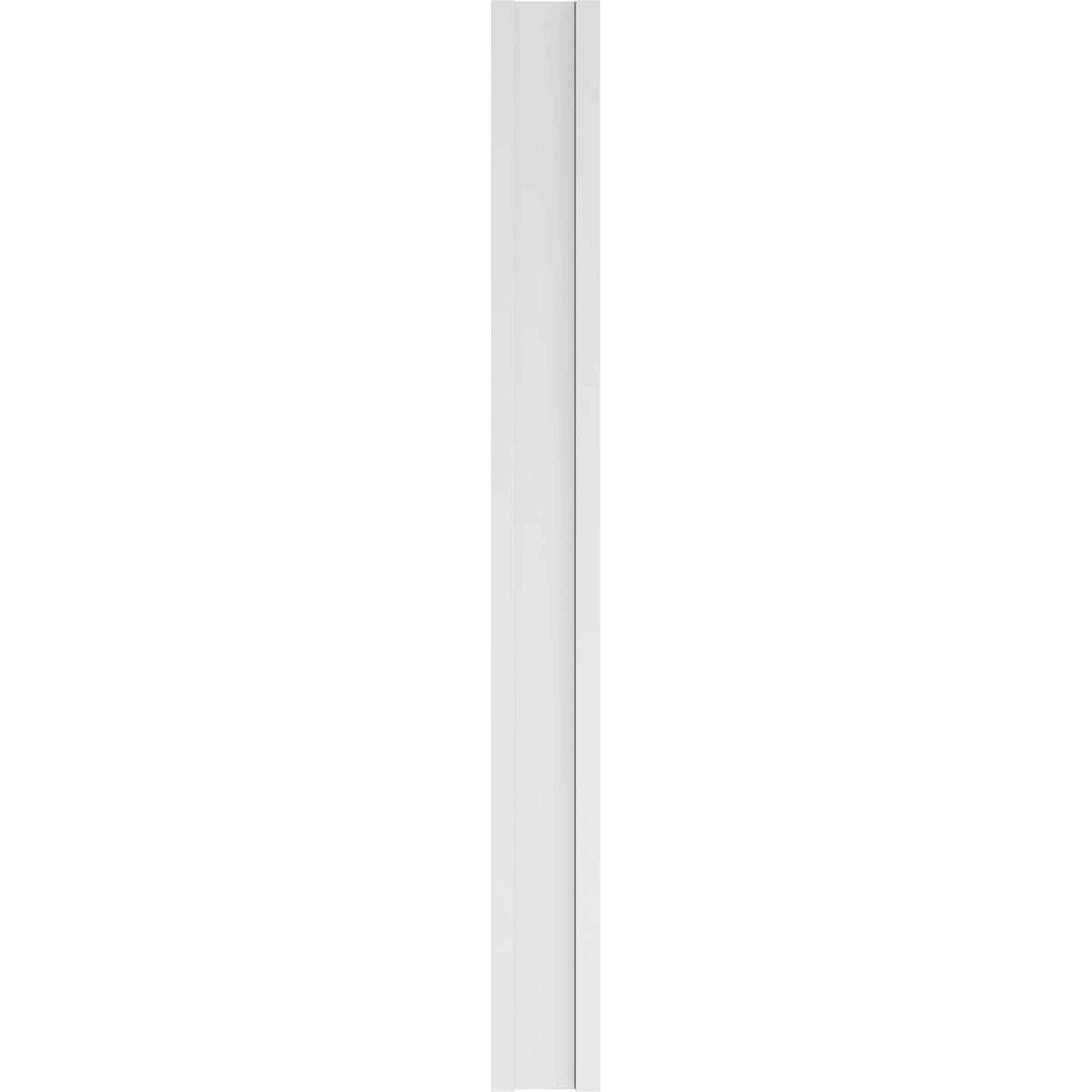 4x22W x 102x22H x 2x22P Two Equal Flat Panel PVC Pilaster with Standard Capital & Base (Pair) Y809239