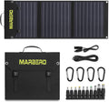 60W Foldable Solar Panel Battery Charger with USB Port DC Output G476613