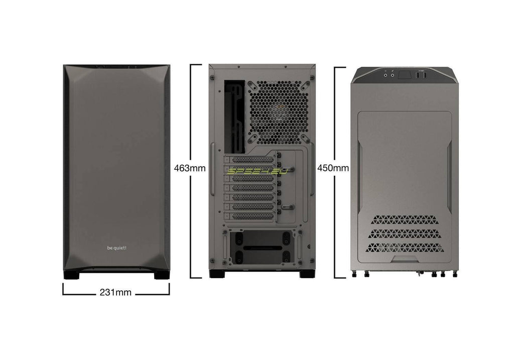 Metallic Gray PC Case X8432