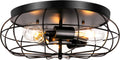 Vintage Semi Flush Mount Ceiling Light T91937