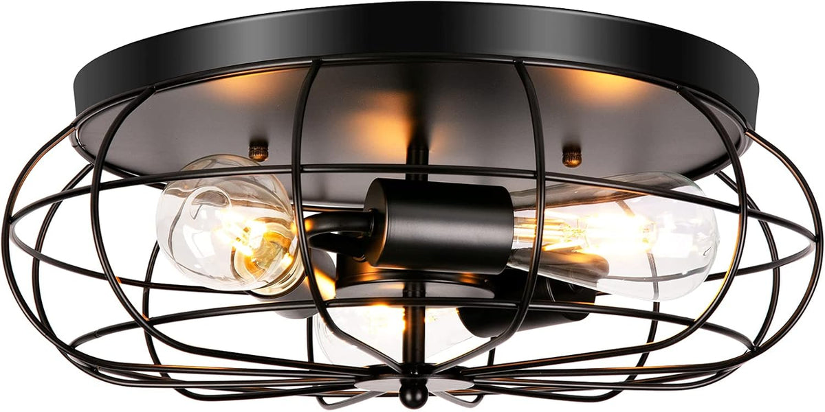 Vintage Semi Flush Mount Ceiling Light T91937