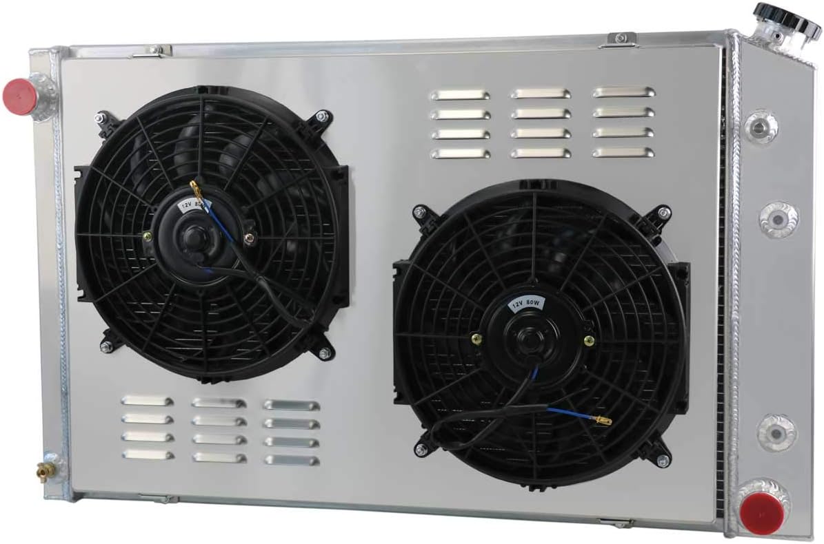 Aluminum Radiator with Shroud and 2x12'' Fan with Thermostat R791