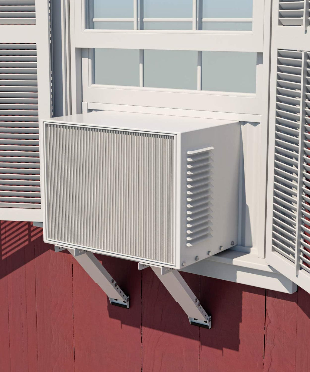 Window Air Conditioner Support Bracket, Universal for 5,000-12,000 BTU AC Units, Up to 85lbs, Adjustable Extender Leg, 2-Pack H77040