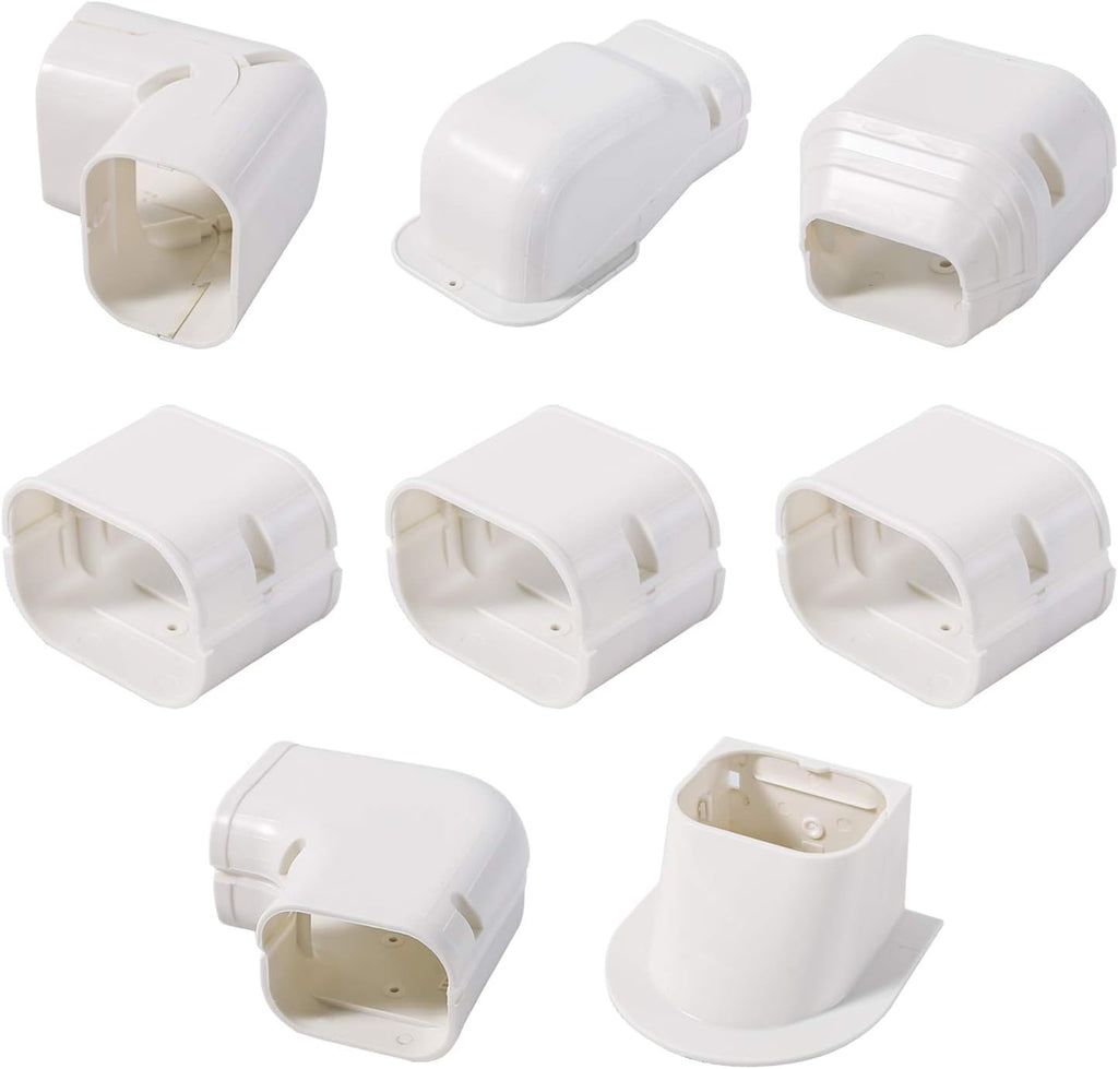 3'' 17 Ft PVC Decorative Line Cover Kit, Pack of 2 I533