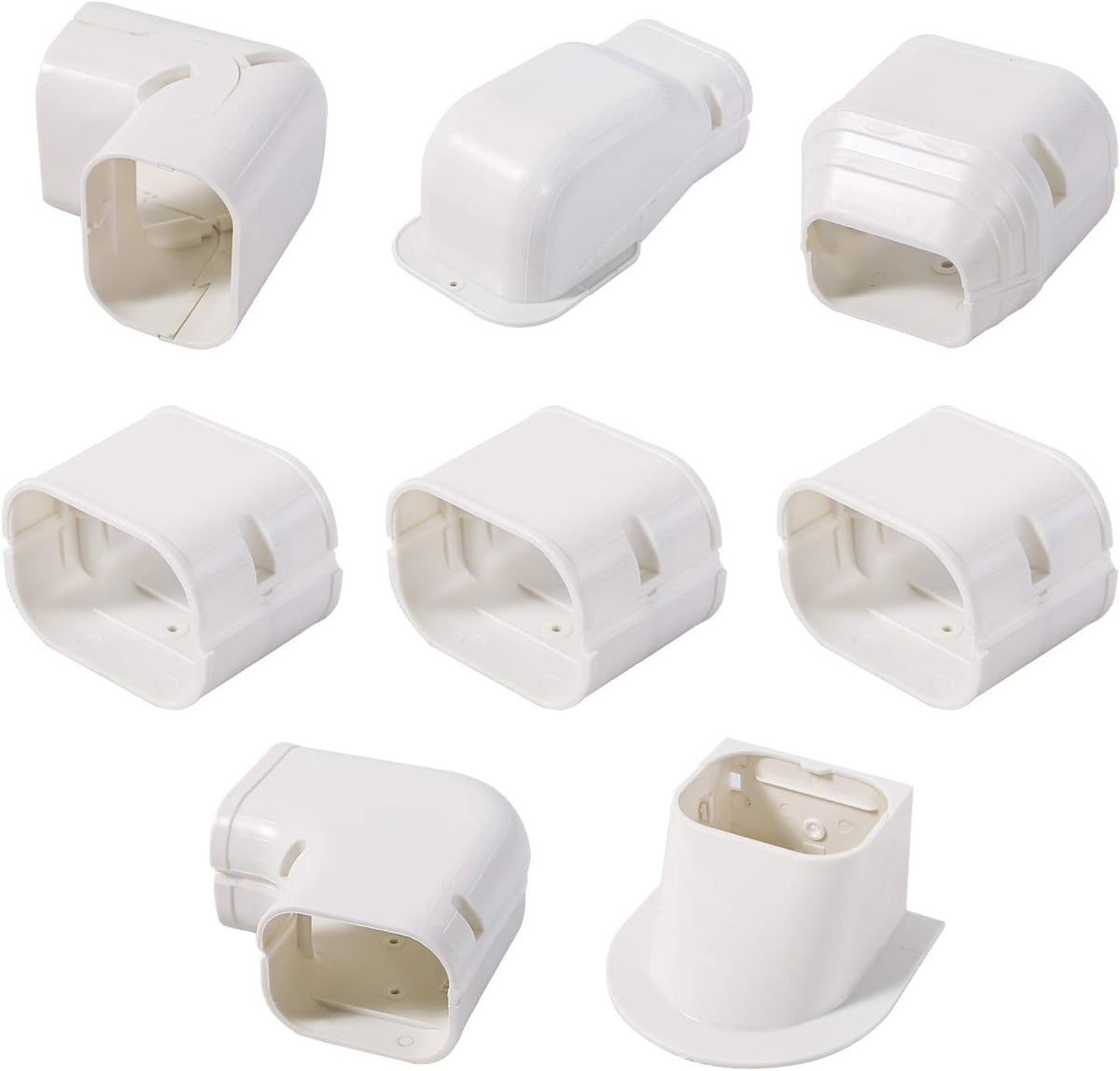 3'' 17 Ft PVC Decorative Line Cover Kit, Pack of 2 I533