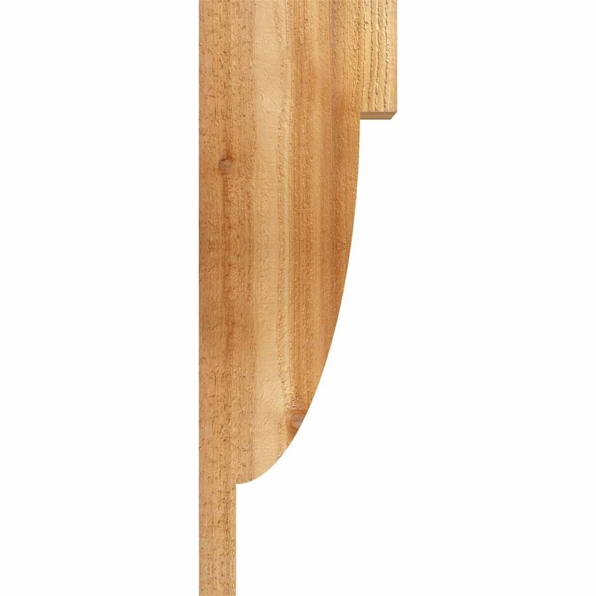 4x22W x 12x22D x 12x22H Alpine Rough Sawn Corbel, Western Red Cedar R505548