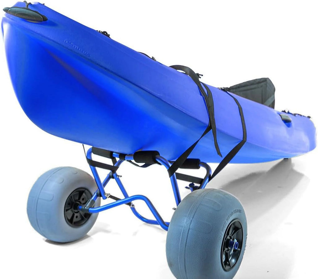 Blue Heavy Duty Kayak Carrier Cart with Pump & Strap Y47631