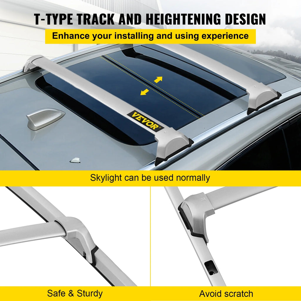 4 Pcs Aluminum Alloy Roof Rack Crossbars for Honda CR-V 2017-2020 T27193