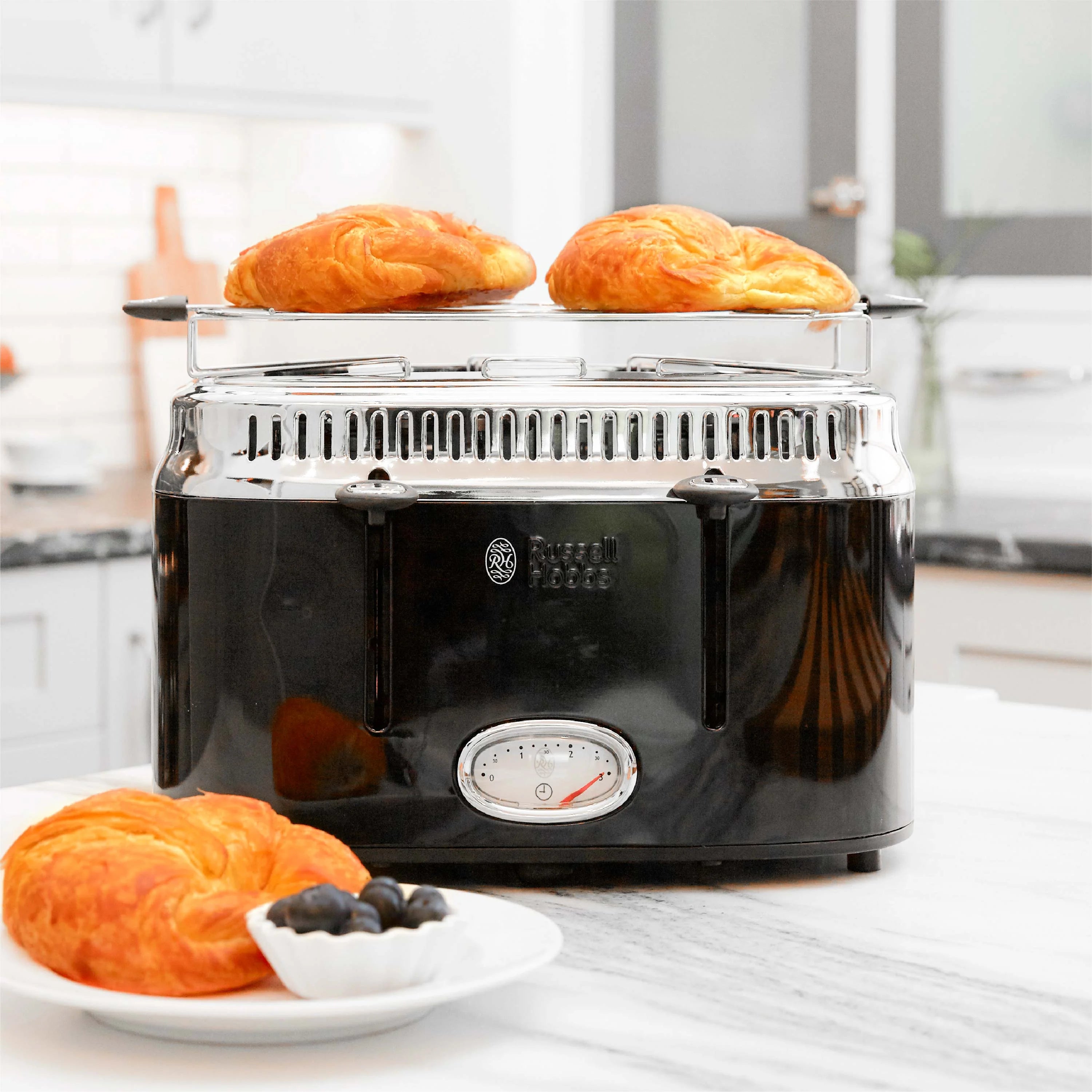 4-Slice Toaster, Black E353