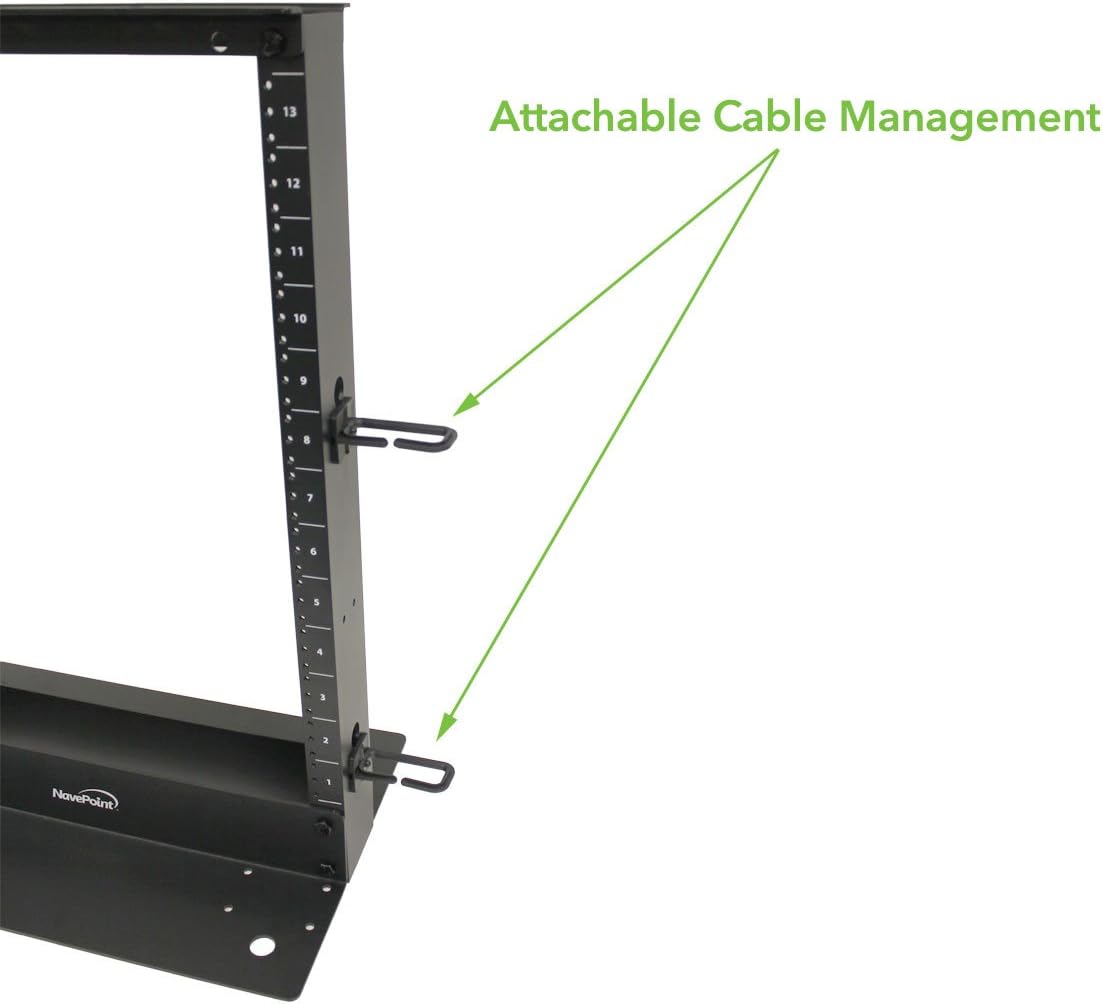 13U 2 Post Open Frame Server Rack P14995