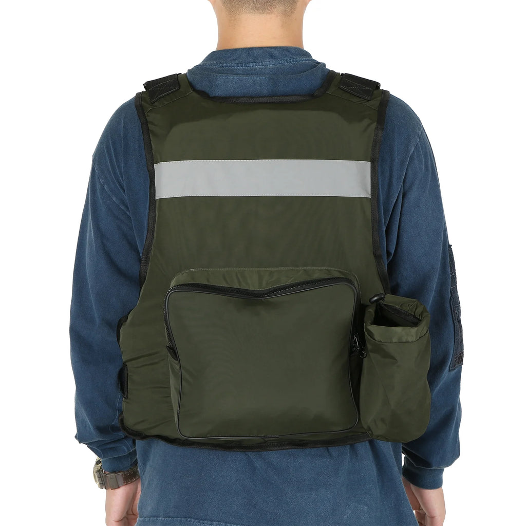 Adjustable Fly Fishing Jacket Vest with Open Sides K518808