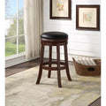 Cappuccino Swivel Bar Stool H66165