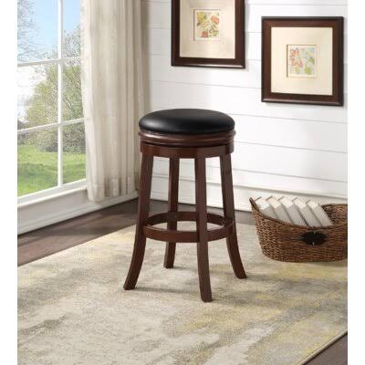 Cappuccino Swivel Bar Stool H66165
