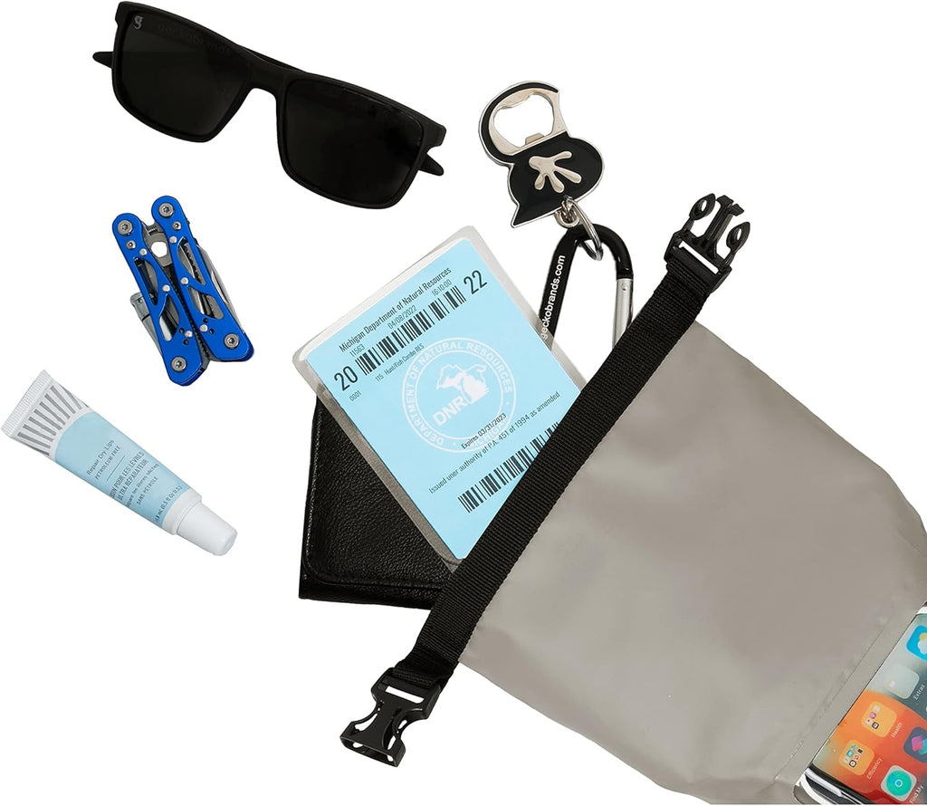 Waterproof Phone Tote Dry Bag Case, Grey V1993
