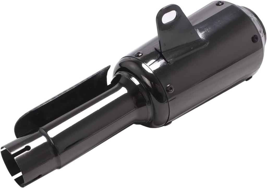 Motorcycle Exhaust System Tail Pipe Muffler Tube with Carbon Fiber Protector Heat Shield N41162