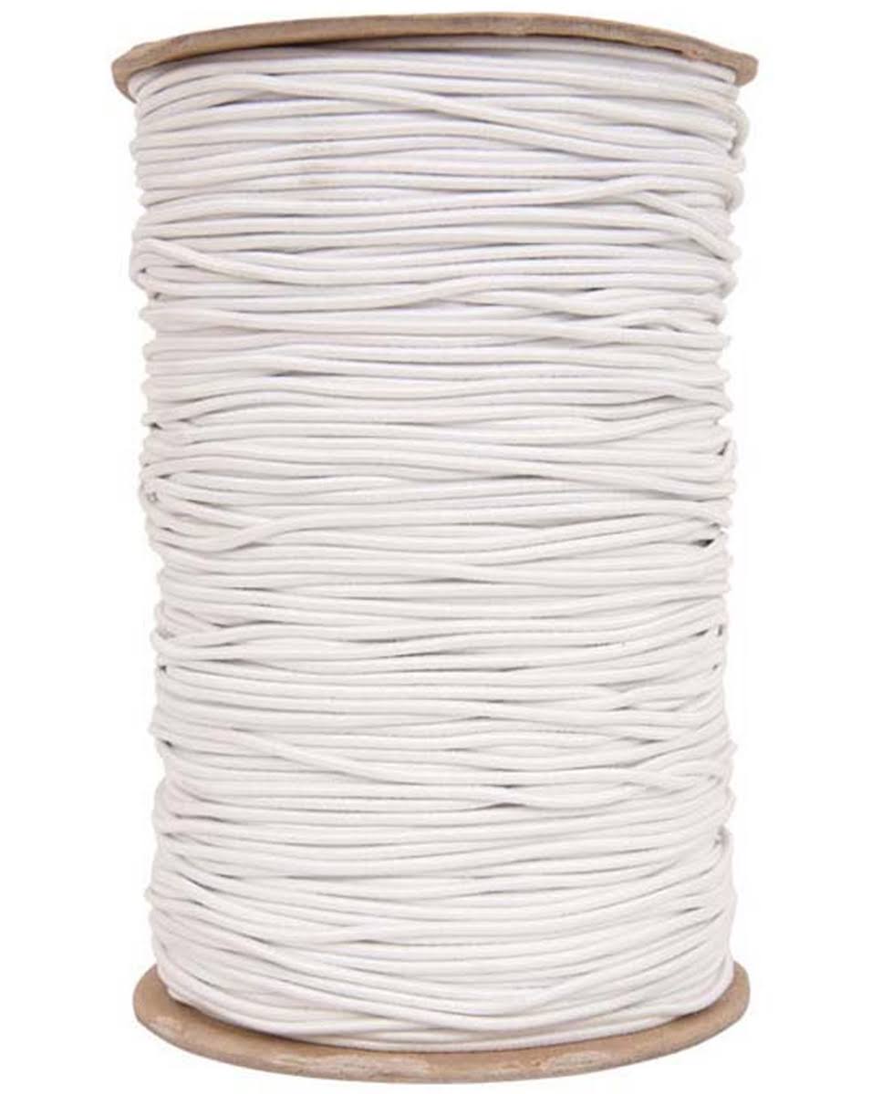 Shock Cord, 3/32in x 1000ft, White V915