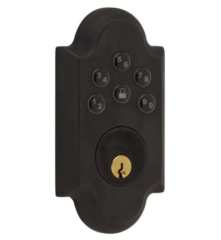 Oil Rubbed Bronze Arched Keyless Entry Deadbolt T449