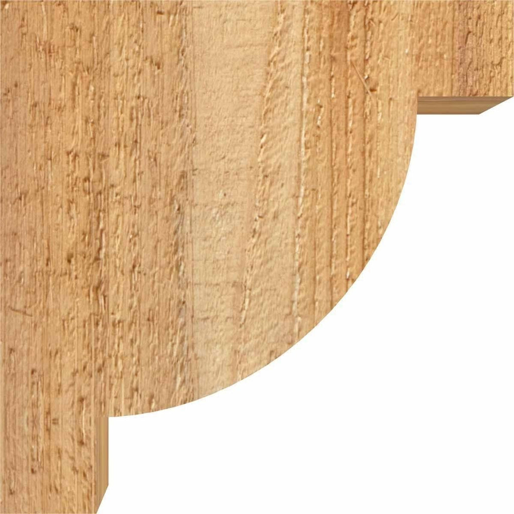 4x22W x 12x22D x 12x22H Alpine Rough Sawn Corbel, Western Red Cedar R505548