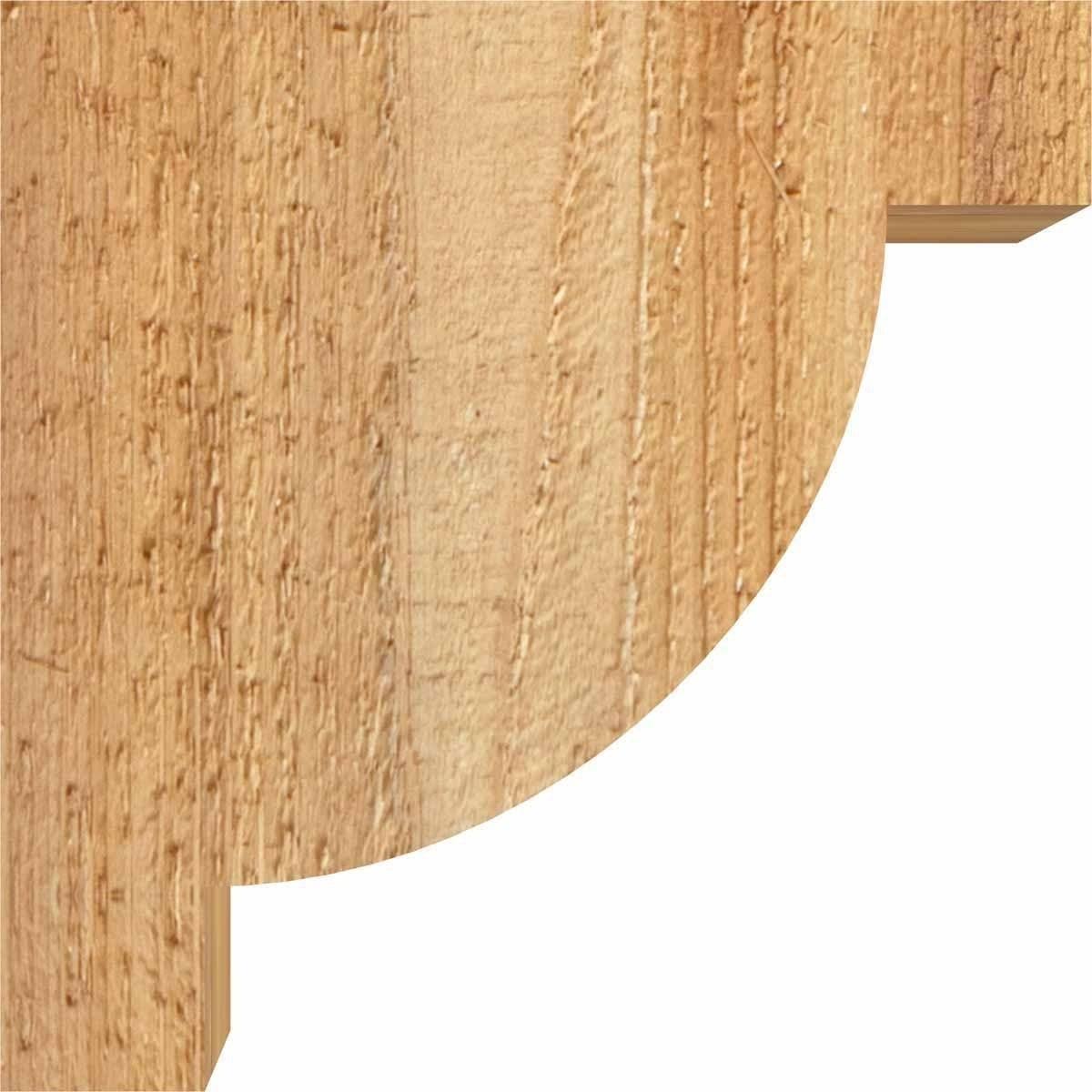 4x22W x 12x22D x 12x22H Alpine Rough Sawn Corbel, Western Red Cedar R505548