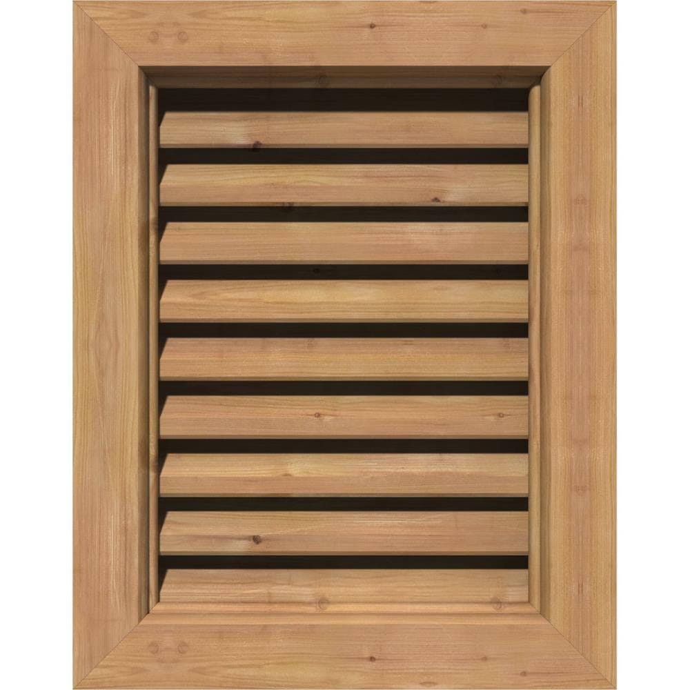 Unfinished Functional Vertical Gable Vent G626040