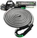 Kinetic Recovery Tow Rope 1in x 30ft Gray J5188