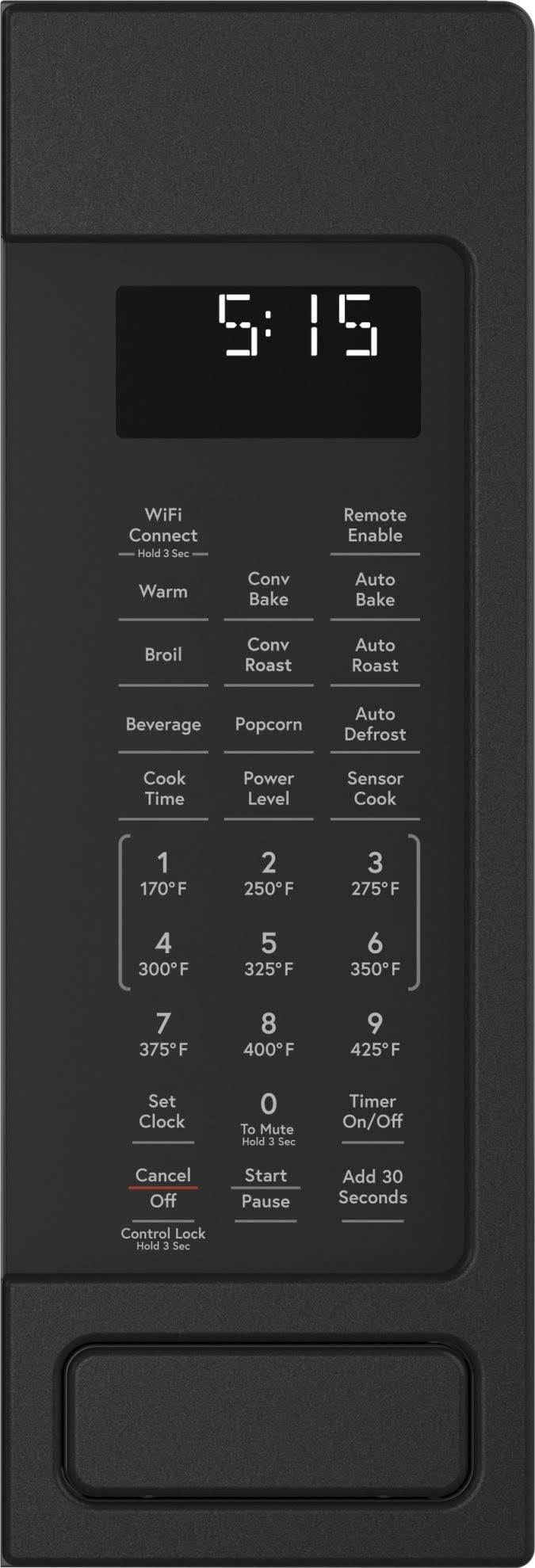 1.5 cu.ft. Matte Black Countertop Microwave Oven G15103