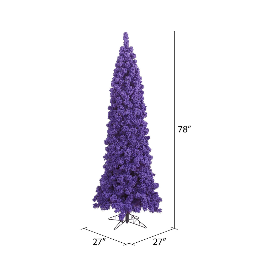 Flocked Purple Pencil J229