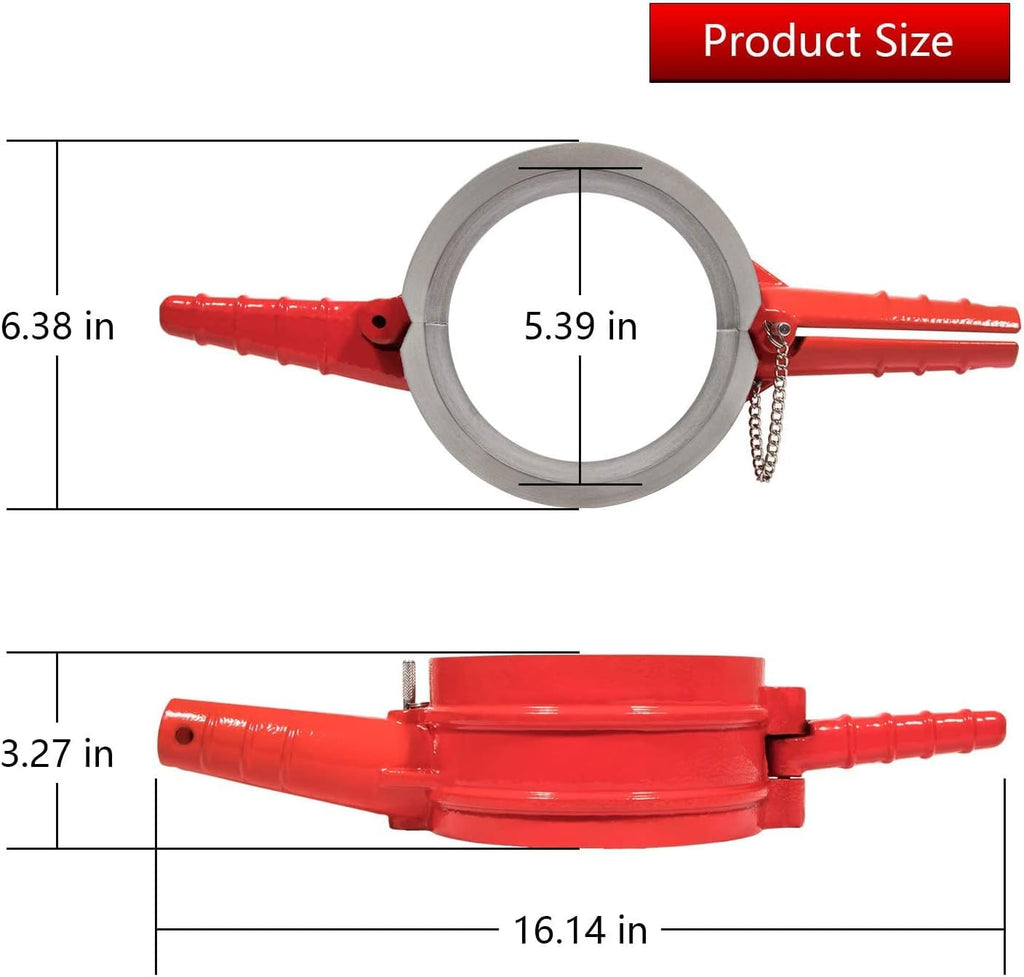 Piston Ring Compressor Tool with 5.4 bore, Anti-Polishing Ring Adapter (4 PCS) M3918