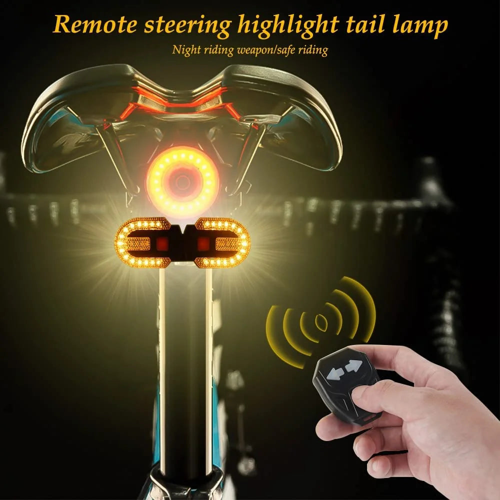 2 Pack Bike Tail Light with Remote Control K661