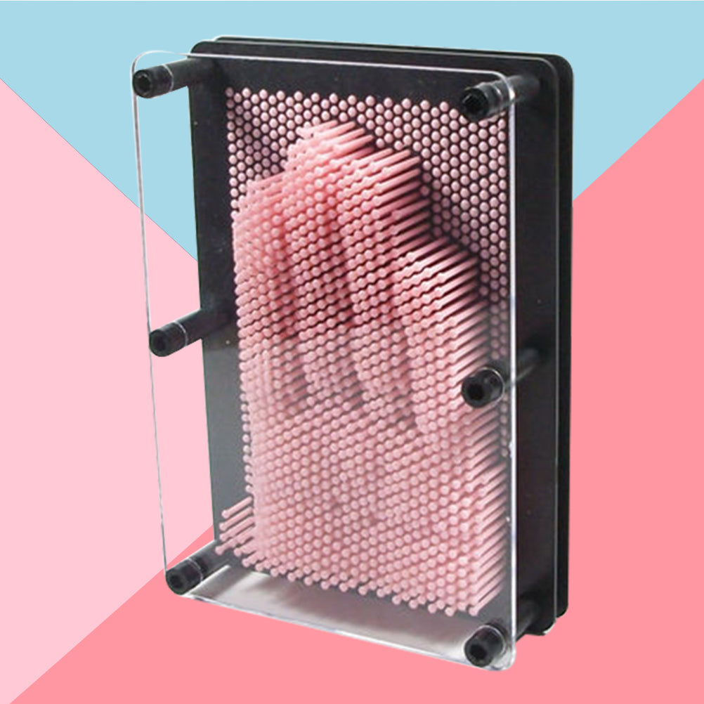 Small Size Pink 3-Dimensional Pin Art Board Toy S92179