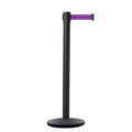 Retractable Belt Barrier Post with Cast Iron Base, 11 ft. Belt H223810