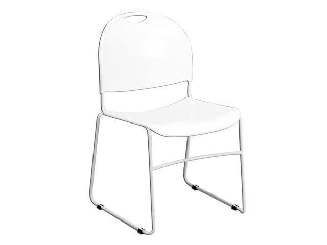 White High Density Stack Chair C652229