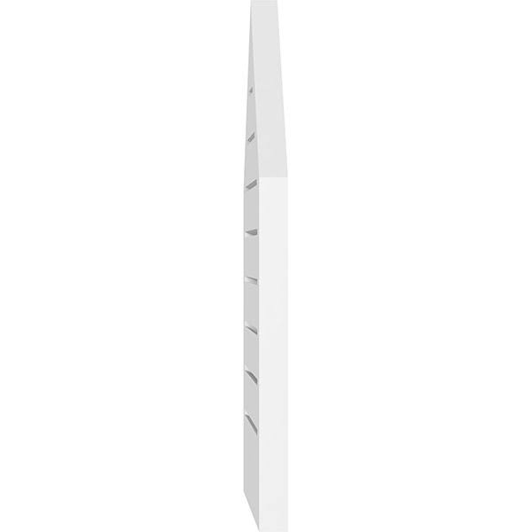 36x22W x 30x22H Peaked Top Surface Mount PVC Gable Vent G749