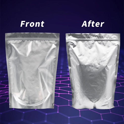 1 Gallon 60pcs Smell Proof Mylar Bags with Clear Window P5044