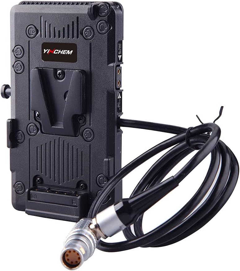 V-Mount Battery Adaptor Plate with D-tap Output and 6 Pin LEMO Connector M667