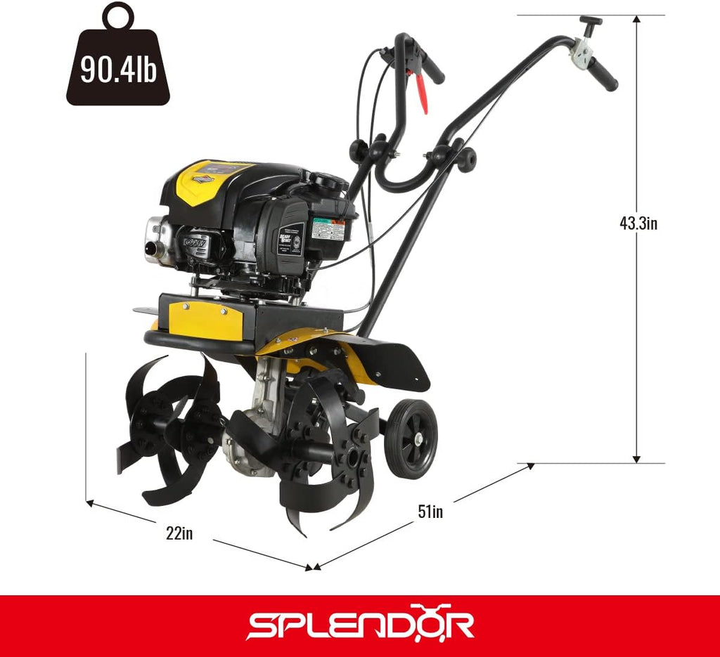 Gas Powered Tiller 163CC R662