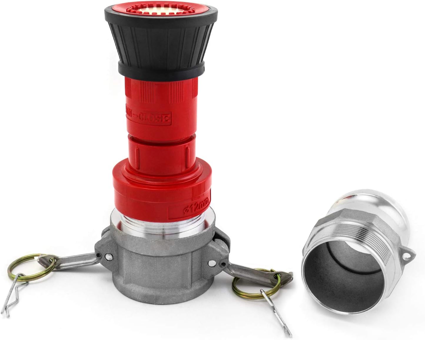2 inch Heavy Duty Thermoplastic Constant Flow Fog Nozzle with Aluminum Camlock Fittings V7906