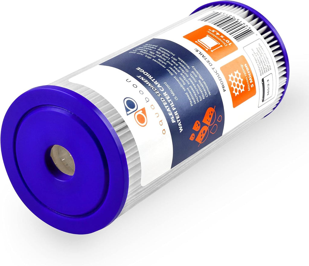 5 Micron 10 Pleated Sediment Water Filter Replacement Cartridge N43138